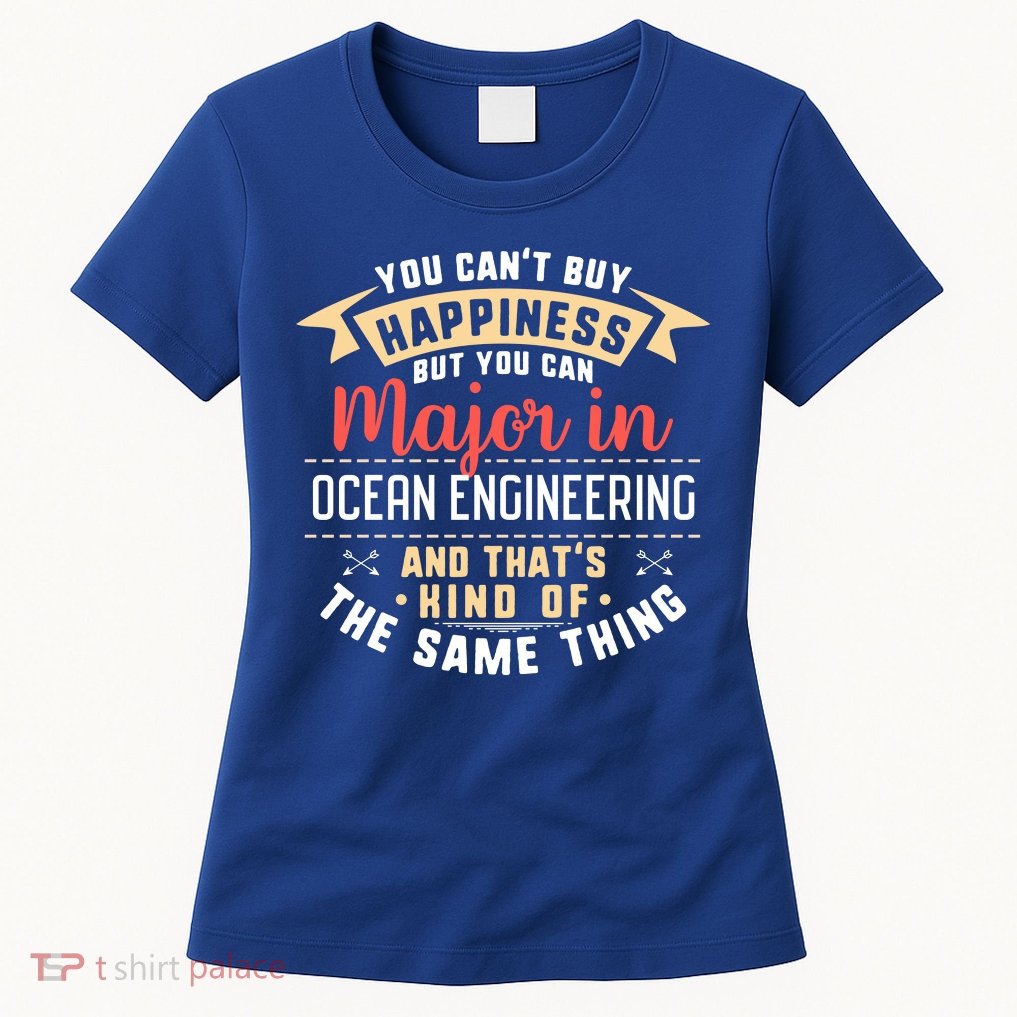 Funny Ocean Engineering Major Studengift Graduation Gift Women's T-Shirt