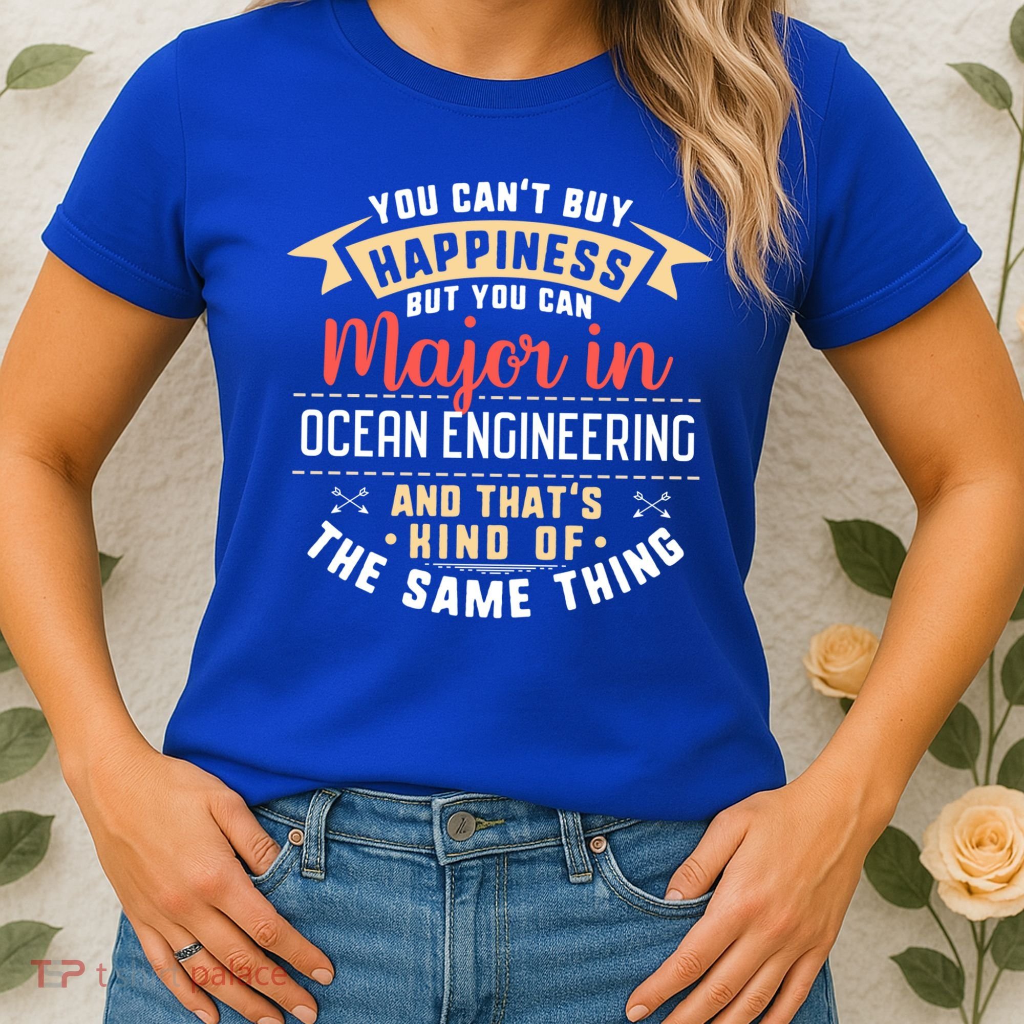 Funny Ocean Engineering Major Studengift Graduation Gift Women's T-Shirt