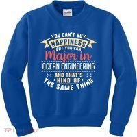 Funny Ocean Engineering Major Studengift Graduation Gift Kids Sweatshirt thumb 0