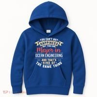Funny Ocean Engineering Major Studengift Graduation Gift Kids Hoodie thumb 0