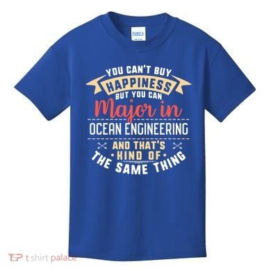 Funny Ocean Engineering Major Studengift Graduation Gift Kids T-Shirt