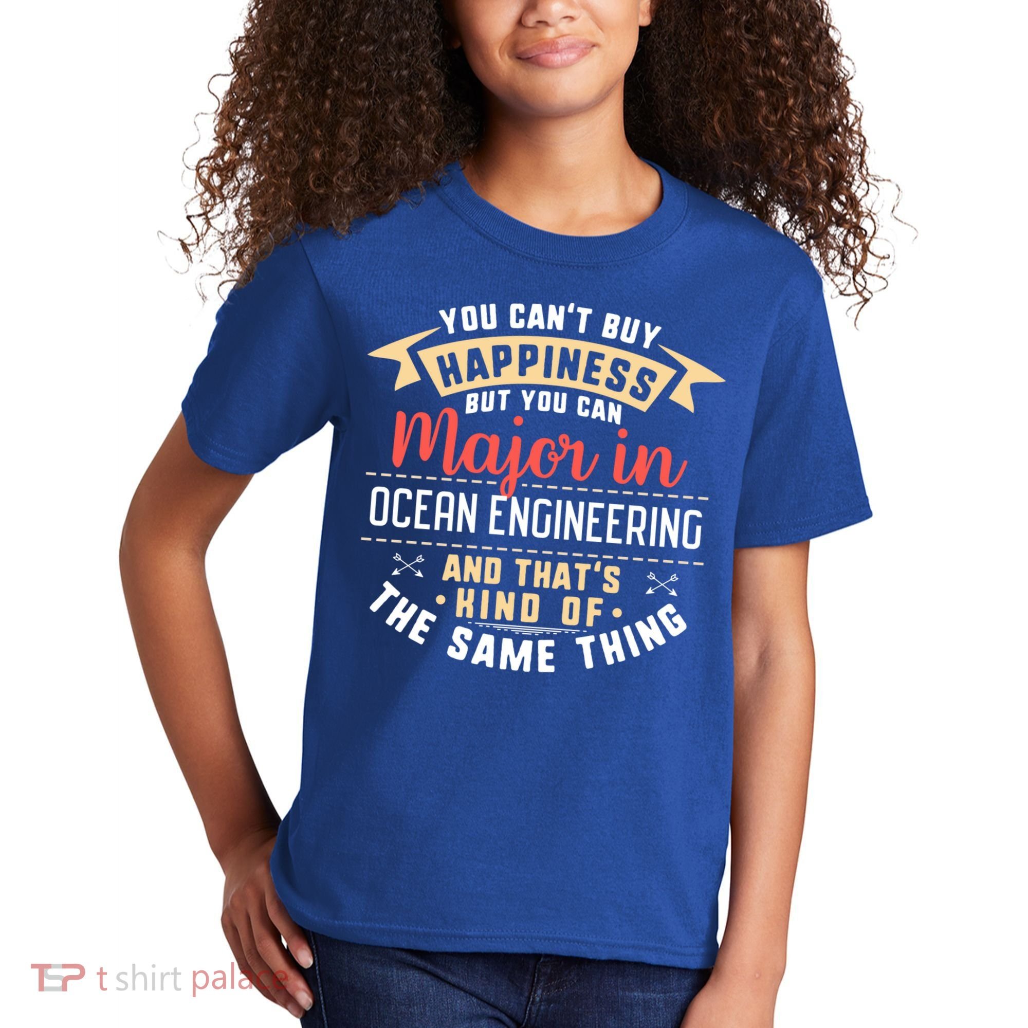 Funny Ocean Engineering Major Studengift Graduation Gift Kids T-Shirt