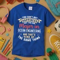 Funny Ocean Engineering Major Studengift Graduation Gift Kids T-Shirt thumb 3