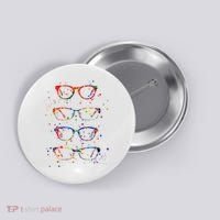 Funny Optometry Eyeglasses Optometrist Optician Doctor Gift Button thumb 0