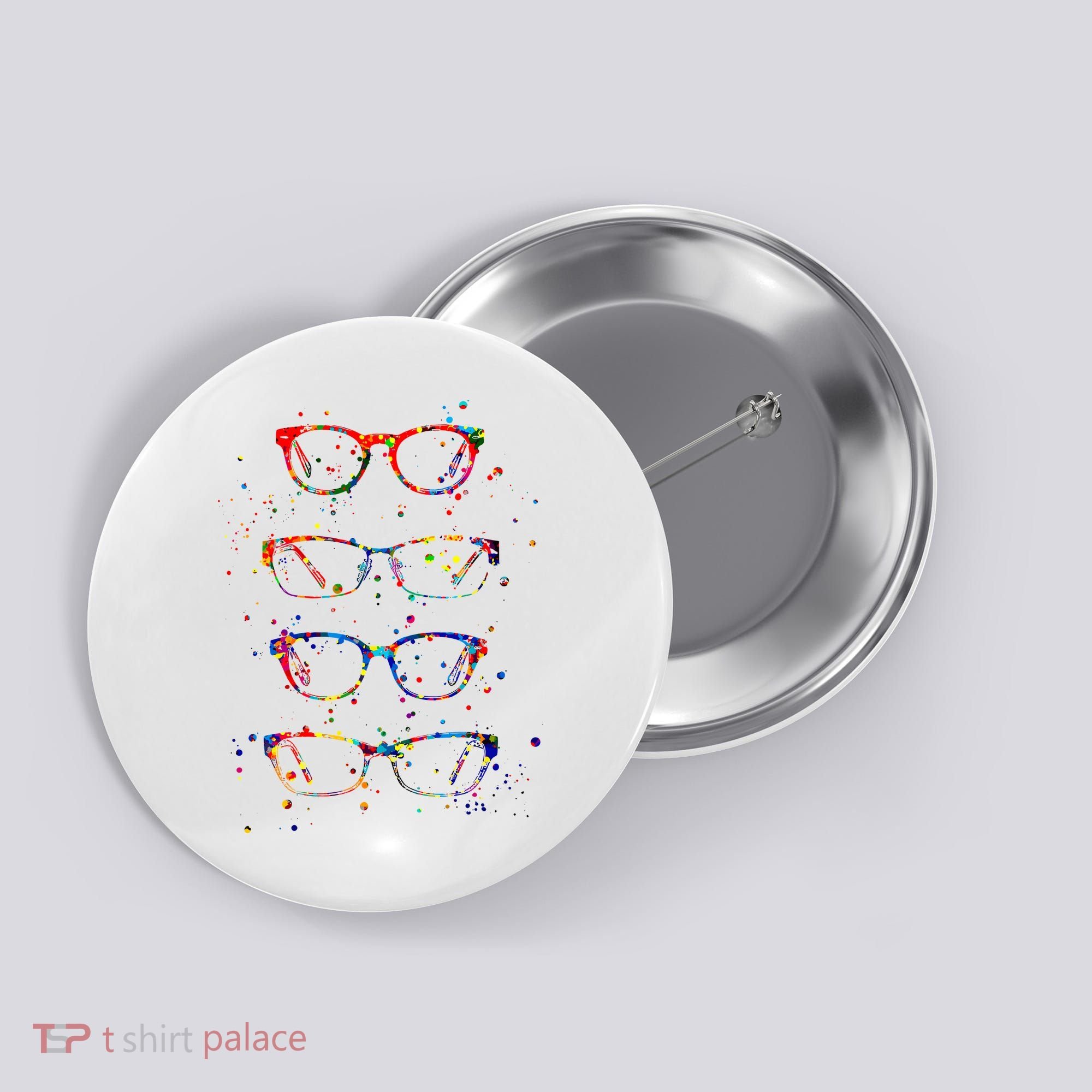 Funny Optometry Eyeglasses Optometrist Optician Doctor Gift Button