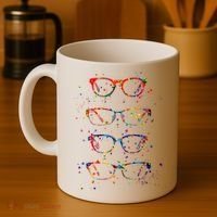 Funny Optometry Eyeglasses Optometrist Optician Doctor Gift Coffee Mug thumb 4