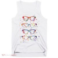 Funny Optometry Eyeglasses Optometrist Optician Doctor Gift Tank Top thumb 0