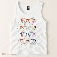 Funny Optometry Eyeglasses Optometrist Optician Doctor Gift Tank Top thumb 2