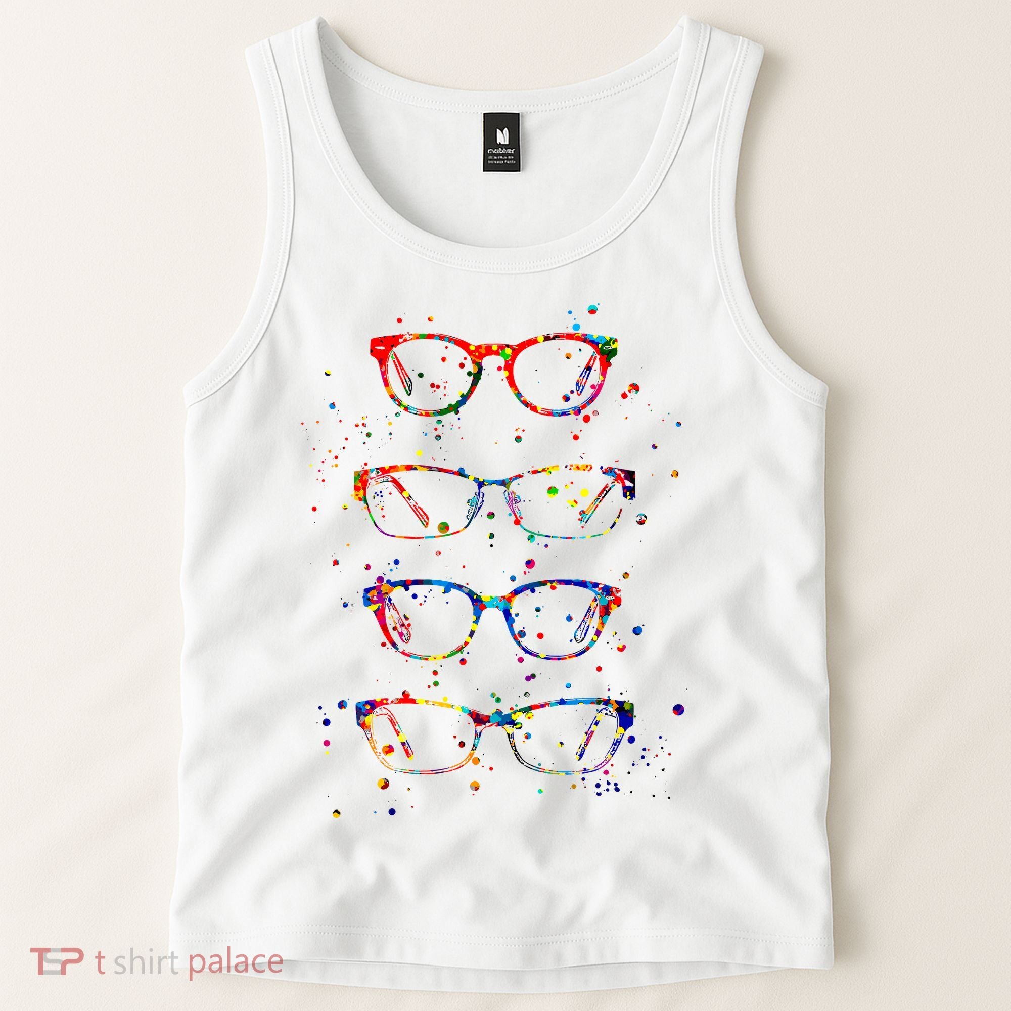 Funny Optometry Eyeglasses Optometrist Optician Doctor Gift Tank Top