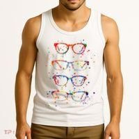 Funny Optometry Eyeglasses Optometrist Optician Doctor Gift Tank Top thumb 3