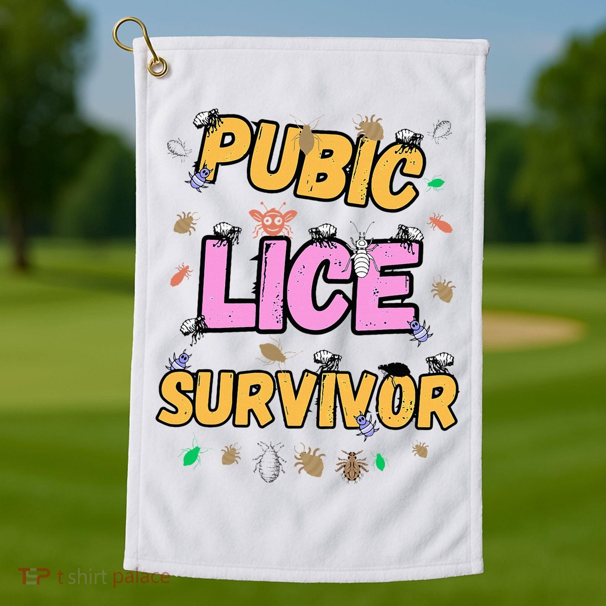 Funny Offensive Embarrassing Inappropriate Golf Towel