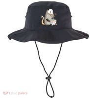 Funny Opossum Eating Ramen Bucket Hat thumb 0