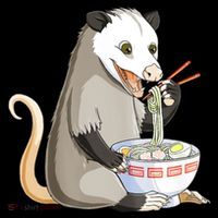 Funny Opossum Eating Ramen Coffee Mug thumb 5