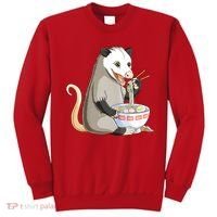 Funny Opossum Eating Ramen Sweatshirt thumb 0