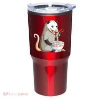 Funny Opossum Eating Ramen Tumbler thumb 0
