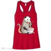 Funny Opossum Eating Ramen Women's Tank Top thumb 0