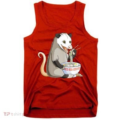 Funny Opossum Eating Ramen Tank Top