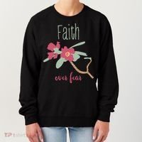 Faith Over Fear Christian Women's Sweatshirt thumb 0