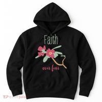 Faith Over Fear Christian Hoodie thumb 0