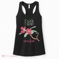 Faith Over Fear Christian Women's Tank Top thumb 0