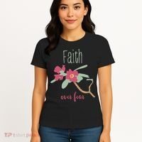Faith Over Fear Christian Women's T-Shirt thumb 4