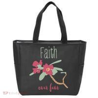Faith Over Fear Christian Tote Bag thumb 0