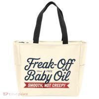 Freak Off Free Baby Oil Funny Halloween Tote Bag thumb 0
