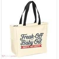 Freak Off Free Baby Oil Funny Halloween Tote Bag thumb 2