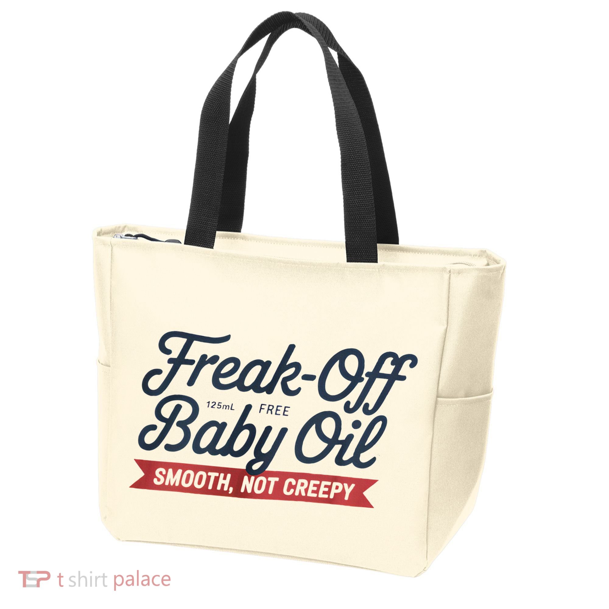 Freak Off Free Baby Oil Funny Halloween Tote Bag