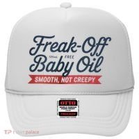 Freak Off Free Baby Oil Funny Halloween Hat thumb 0