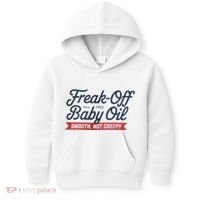 Freak Off Free Baby Oil Funny Halloween Kids Hoodie thumb 0