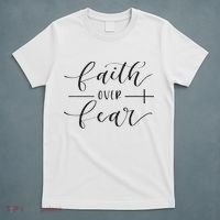 Faith Over Fear Y'all Need Jesus Christ Christian Women T-Shirt thumb 5