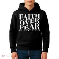 Faith Over Fear Psalm 56 3 Kids Hoodie thumb 4
