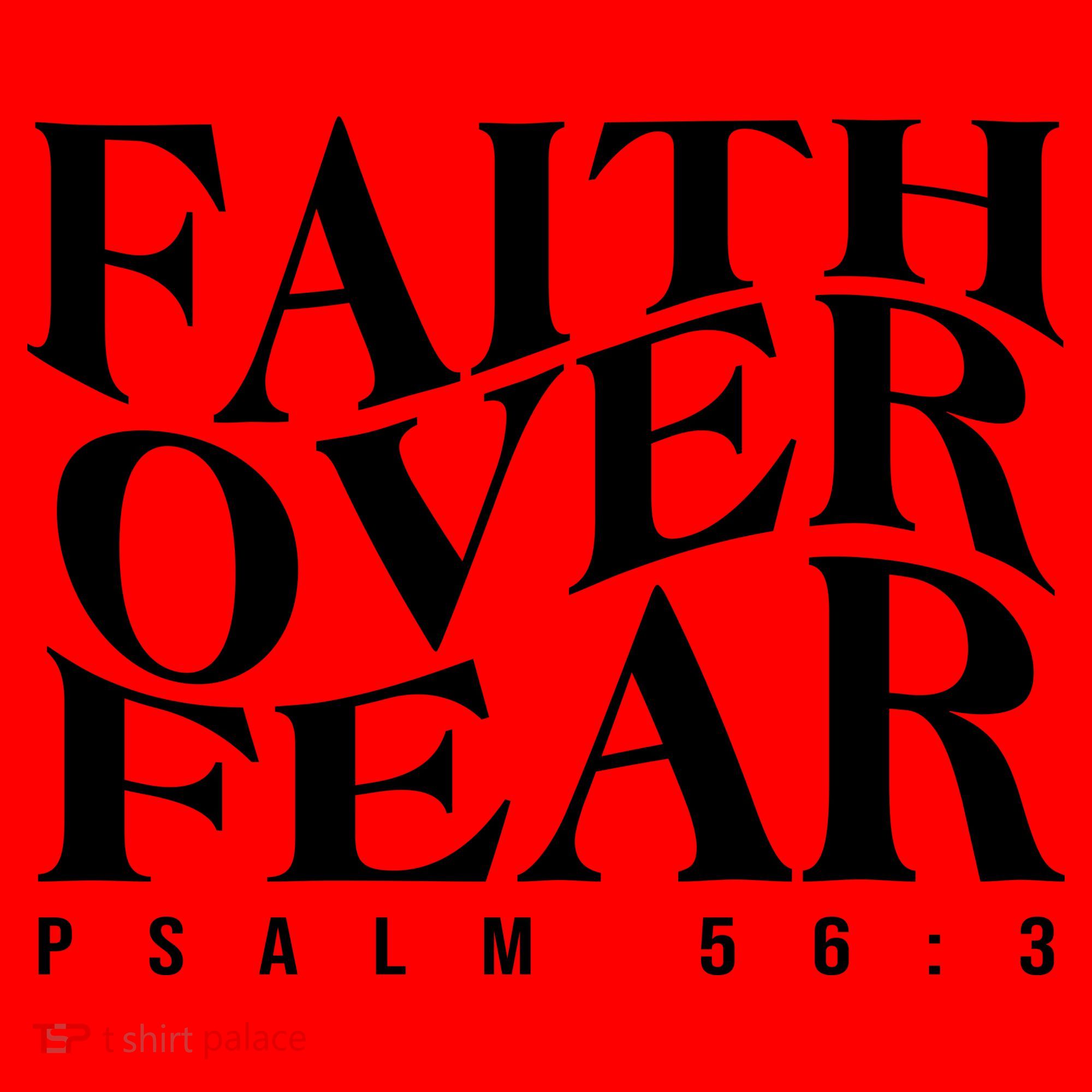 Faith Over Fear Psalm 56 3 Santa Hat