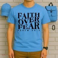 Faith Over Fear Psalm 56 3 T-Shirt thumb 5