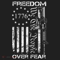 Freedom Over Fear Pro Gun USA Flag 2nd Amendment Tumbler thumb 3