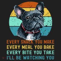 Frenchie or French Bulldog Dog Every Snack you Make Hat thumb 2