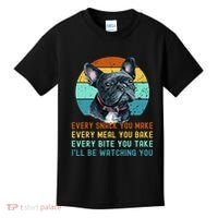 Frenchie or French Bulldog Dog Every Snack you Make Kids T-Shirt thumb 0