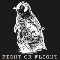 Fight Or Flight Funny Penguin Meme Backpack thumb 2