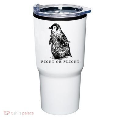 Fight Or Flight Funny Penguin Meme Tumbler