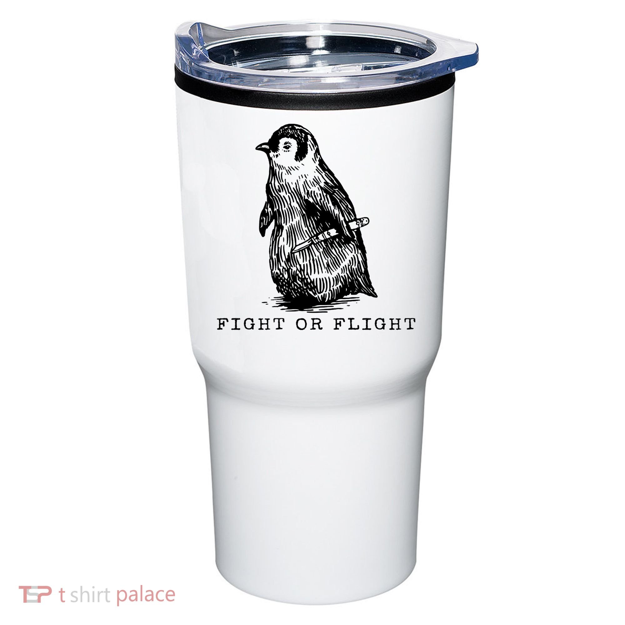 Fight Or Flight Funny Penguin Meme Tumbler