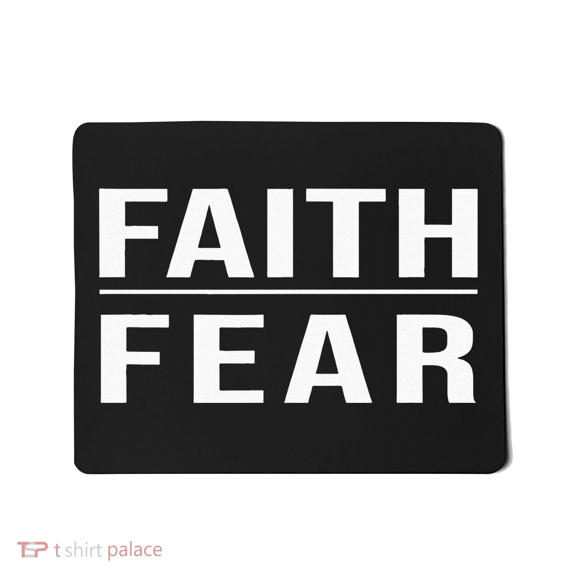 Faith Over Fear Christian For Men Faith Based Gift Mousepad