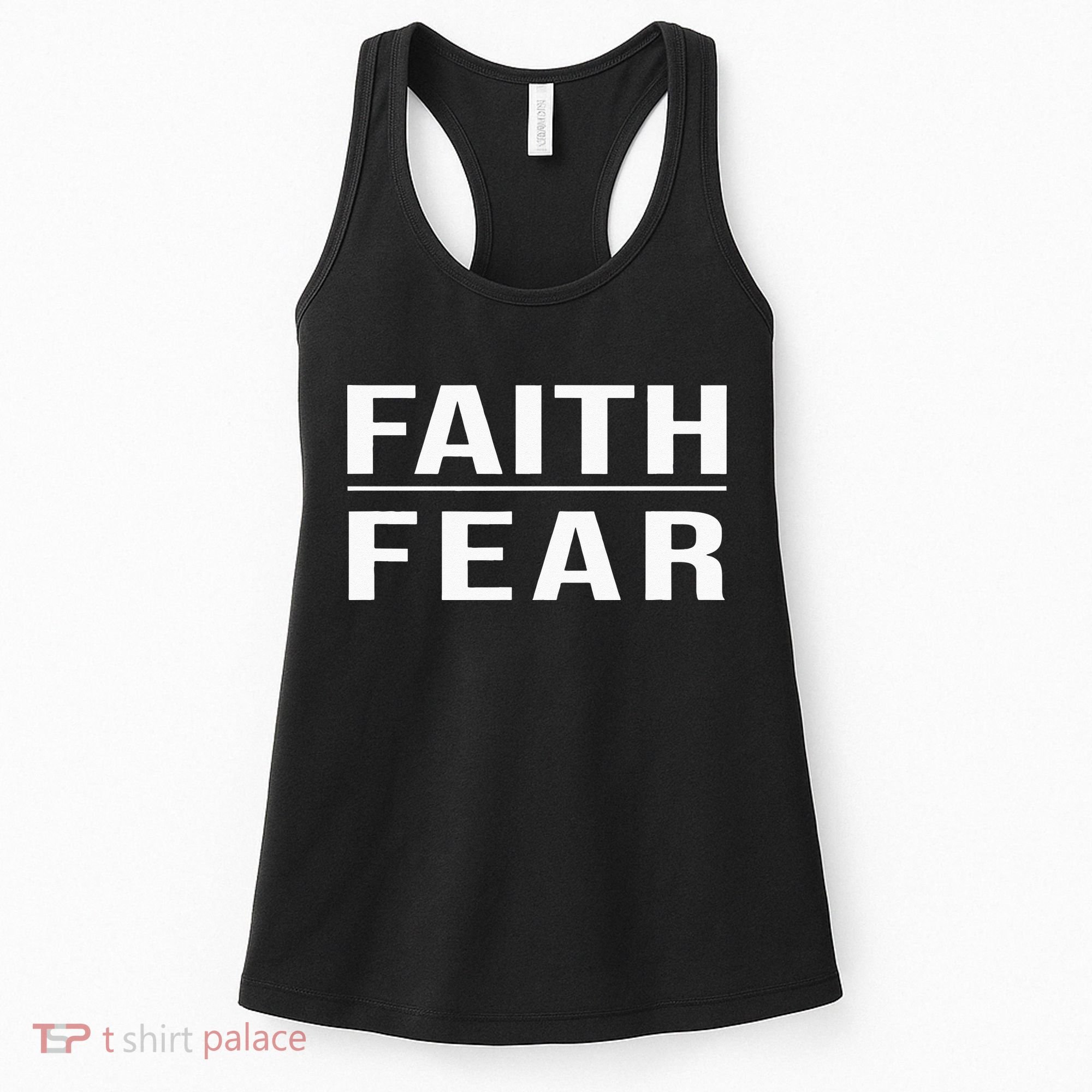 Faith Over Fear Christian For Men Faith Based Gift Women's Tank Top