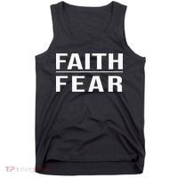 Faith Over Fear Christian For Men Faith Based Gift Tank Top thumb 0