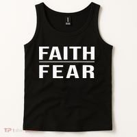 Faith Over Fear Christian For Men Faith Based Gift Tank Top thumb 2