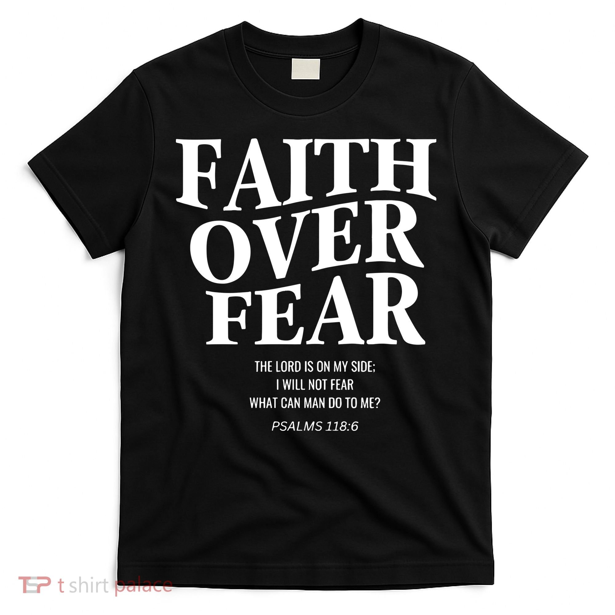 Faith Over Fear Christian Jesus T-Shirt