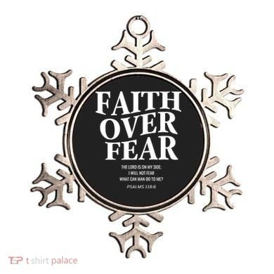Faith Over Fear Christian Jesus Ornament