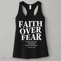 Faith Over Fear Christian Jesus Women's Tank Top thumb 3