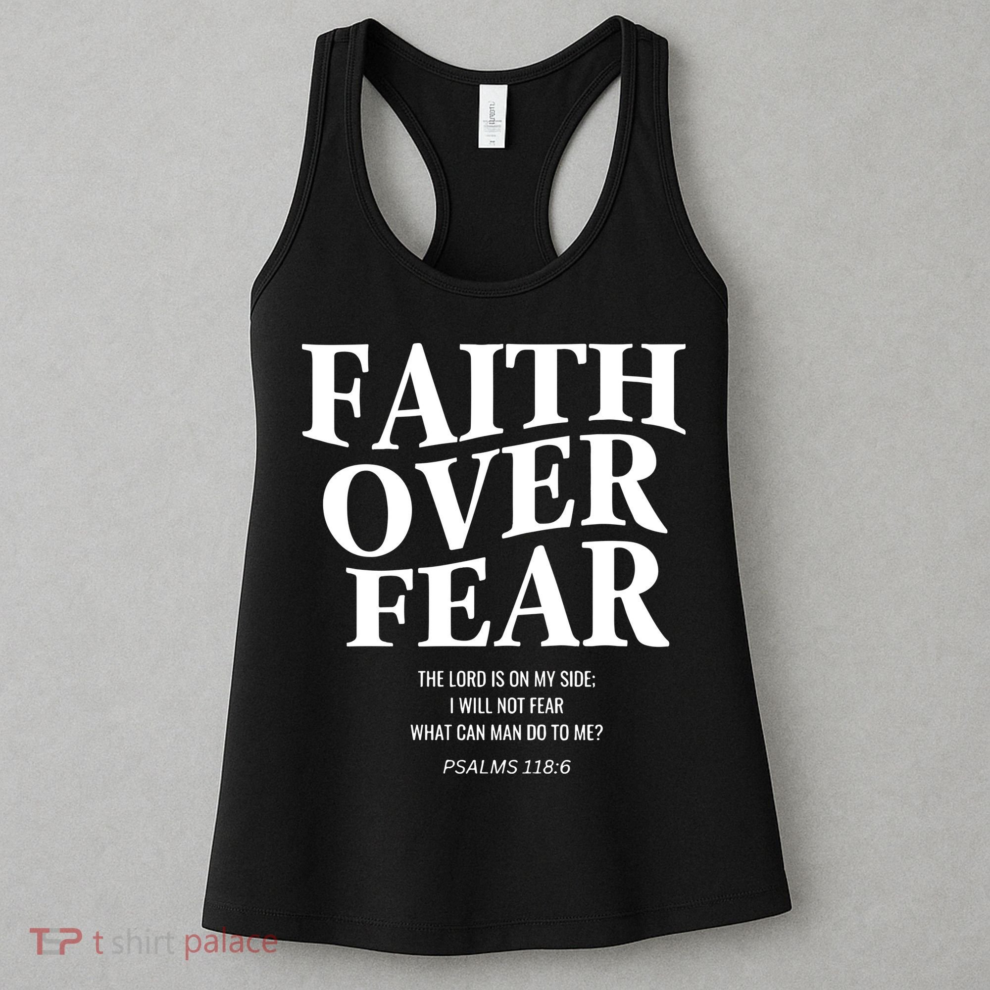 Faith Over Fear Christian Jesus Women's Tank Top