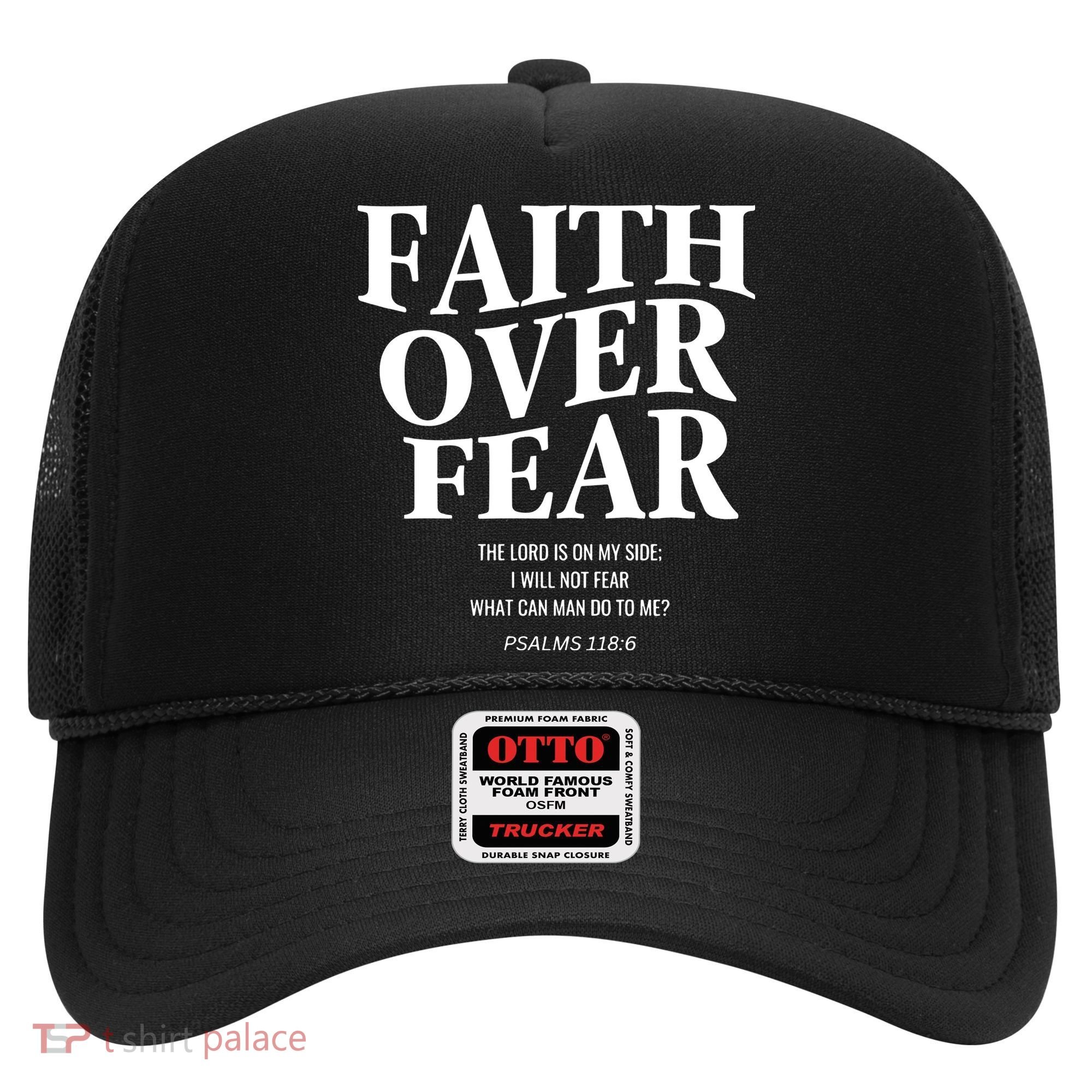 Faith Over Fear Christian Jesus Hat